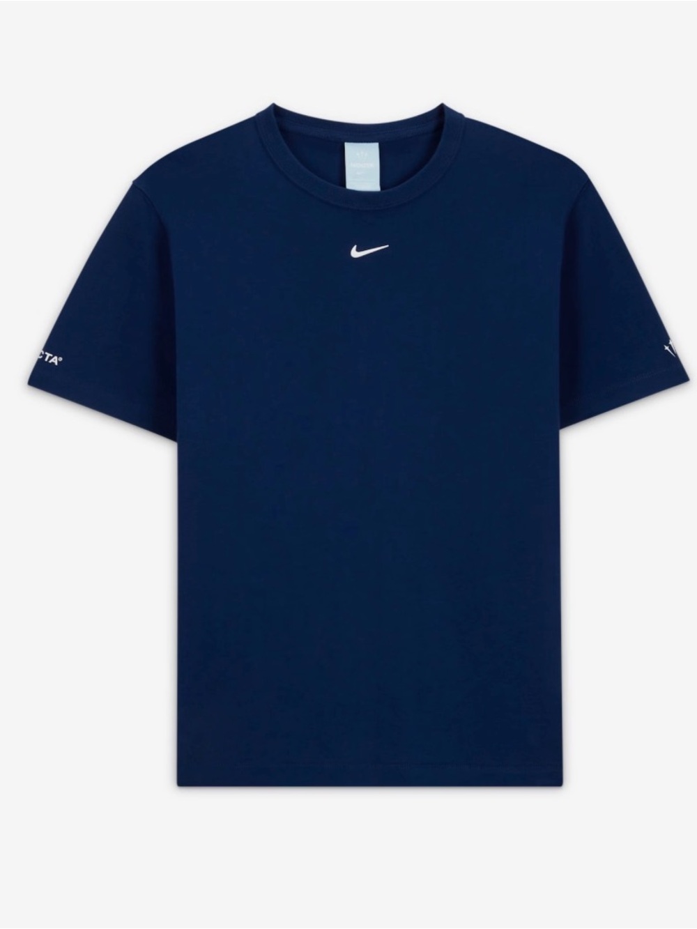 Nike Navy Nocta Short Sleeve Tee with White Logos